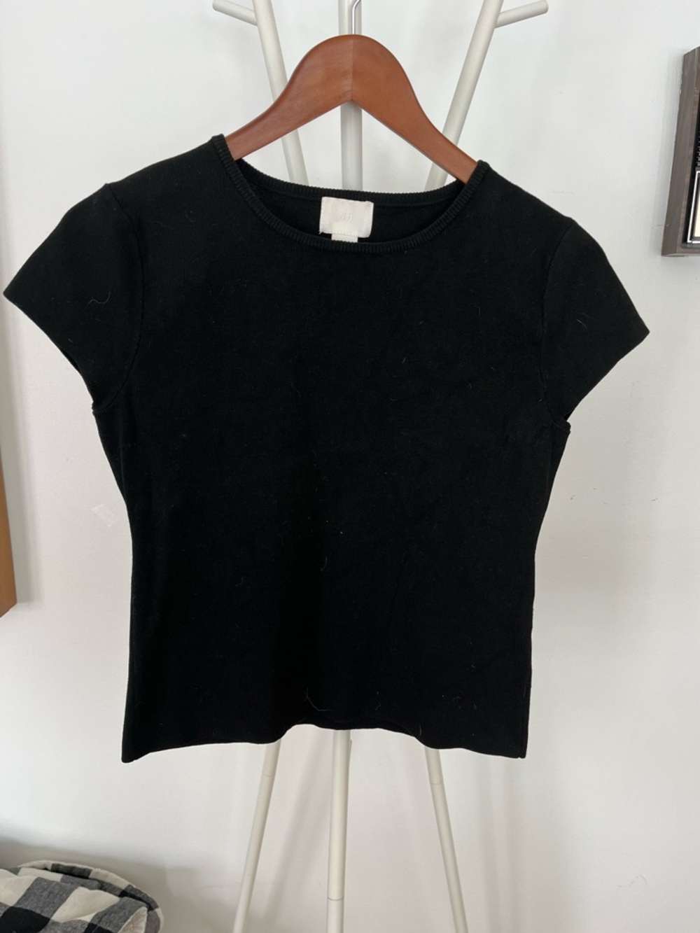 H&M Black Knit Top
